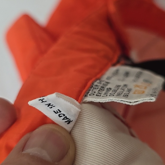 Inssbruck Vintage, Bright Orange Quilted Jacket and Pants Set S - Picture 12 of 13